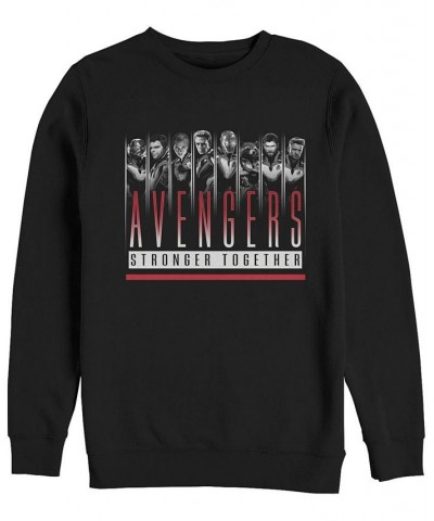 Marvel Men's Avengers Endgame Stronger Together, Crewneck Fleece Black $28.04 Sweatshirt