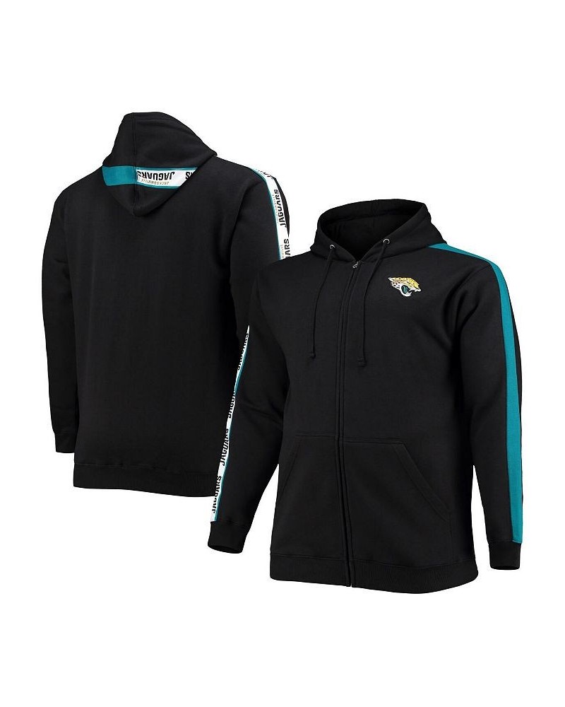 Men's Branded Black Jacksonville Jaguars Big and Tall Full-Zip Hoodie $44.27 Sweatshirt