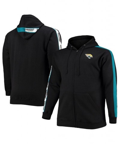 Men's Branded Black Jacksonville Jaguars Big and Tall Full-Zip Hoodie $44.27 Sweatshirt