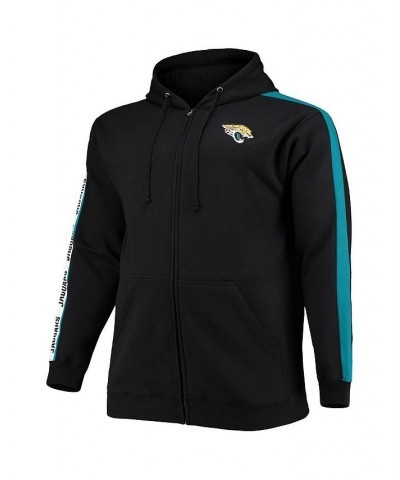 Men's Branded Black Jacksonville Jaguars Big and Tall Full-Zip Hoodie $44.27 Sweatshirt