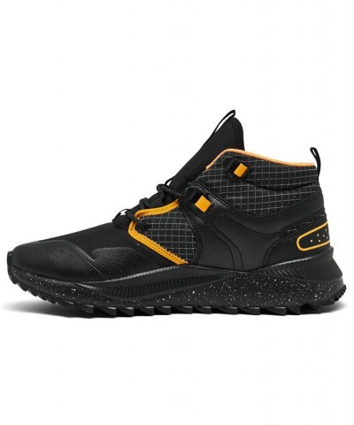 Men's Pacer Future Trail Running Sneakers Black $32.25 Shoes