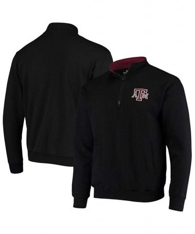 Men's Black Texas A M Aggies Tortugas Logo Quarter-Zip Jacket $28.80 Sweatshirt