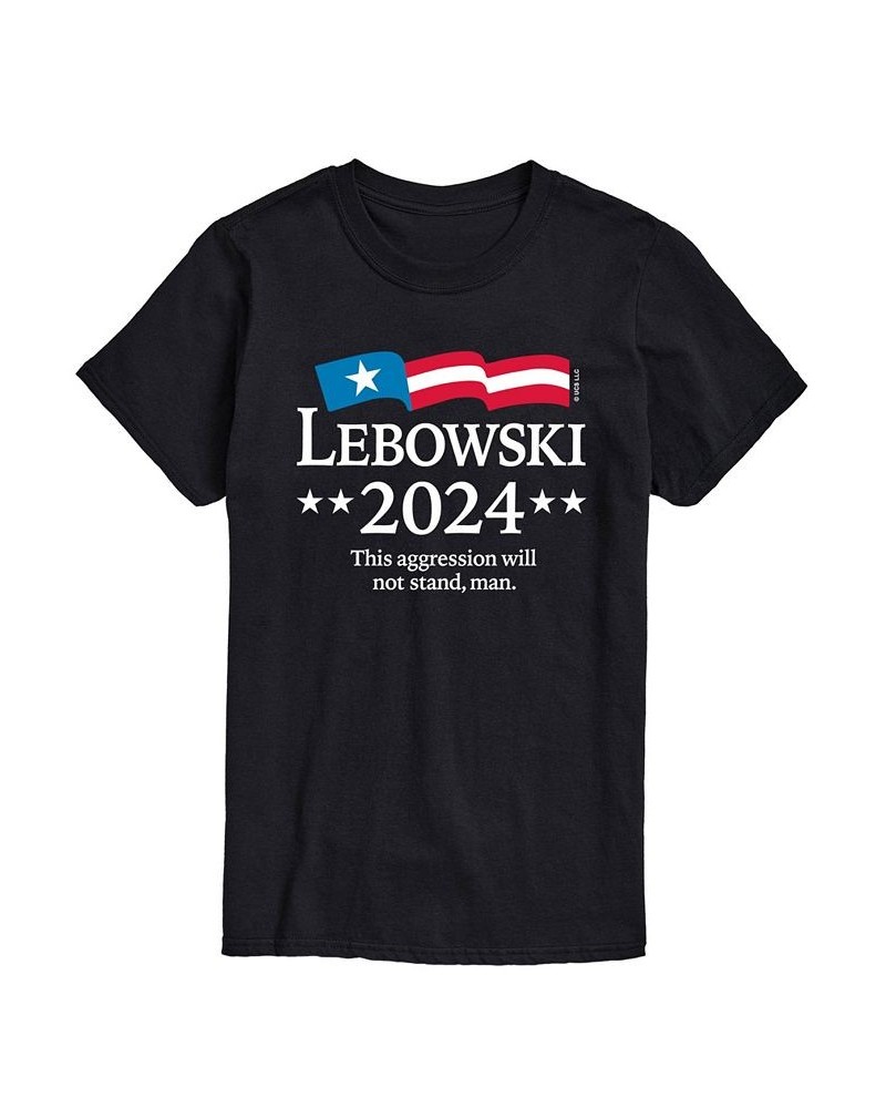 Men's The Big Lebowski Lebowski 2024 T-shirt Black $19.94 T-Shirts