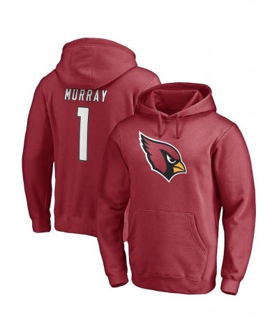 Men's Branded Kyler Murray Cardinal Arizona Cardinals Player Icon Name and Number Pullover Hoodie $45.89 Sweatshirt