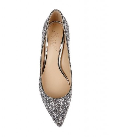 Women's Royalty Evening Pumps Smoke Chunky Glitter $42.57 Shoes