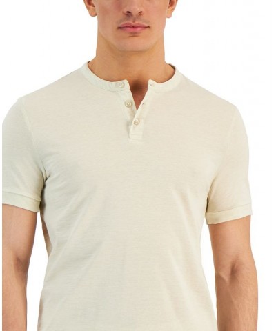 Men's Short-Sleeve Blurred Feeder Stripe T-Shirt Tan/Beige $11.19 T-Shirts