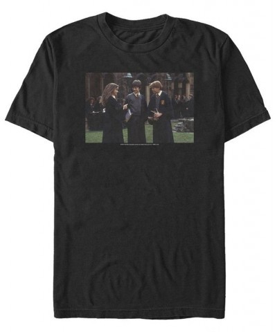 Men's The Trio Short Sleeve Crew T-shirt Black $16.80 T-Shirts