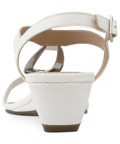 Carmeyy Wedge Sandals White $38.23 Shoes