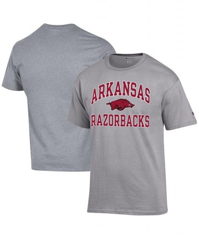 Men's Heather Gray Arkansas Razorbacks High Motor T-shirt $22.79 T-Shirts