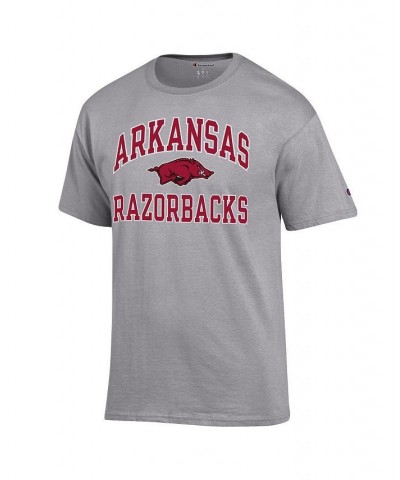 Men's Heather Gray Arkansas Razorbacks High Motor T-shirt $22.79 T-Shirts