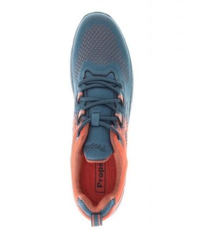 Women's Ultra Lace Up Sneakers Teal, Coral $56.38 Shoes