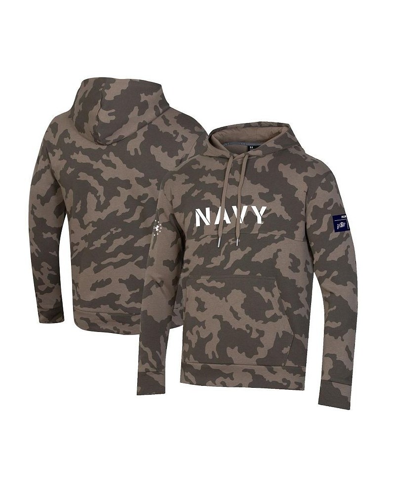 Men's Camo Navy Midshipmen Military-Inspired Appreciation Pullover Hoodie $42.00 Sweatshirt