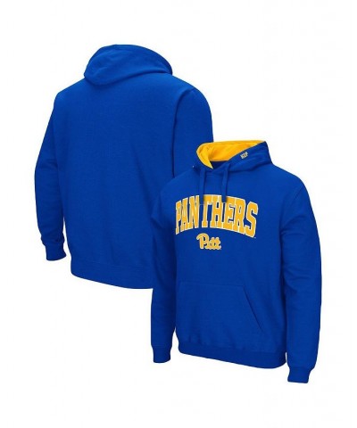 Men's Royal Pitt Panthers Arch & Team Logo 3.0 Pullover Hoodie $24.00 Sweatshirt