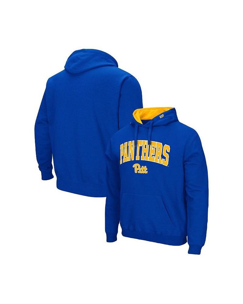 Men's Royal Pitt Panthers Arch & Team Logo 3.0 Pullover Hoodie $24.00 Sweatshirt