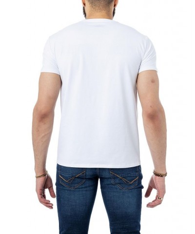 Men's Bison Rhinestone T-shirt White $26.55 T-Shirts