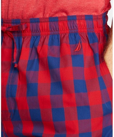 Men's Cotton Plaid Pajama Pants Pink $12.67 Pajama