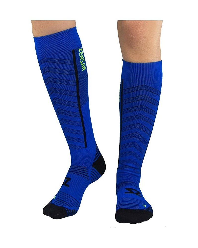 Men's Featherweight Compression Socks Sporty Blue $30.00 Socks