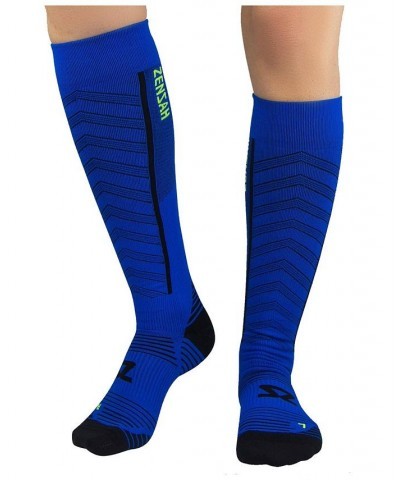 Men's Featherweight Compression Socks Sporty Blue $30.00 Socks