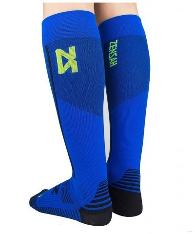 Men's Featherweight Compression Socks Sporty Blue $30.00 Socks