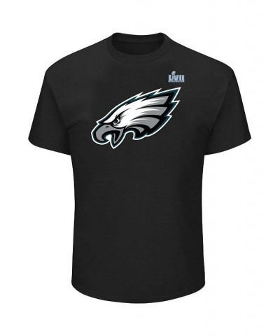 Men's Jalen Hurts Black Philadelphia Eagles Super Bowl LVII Big and Tall Name and Number T-shirt $33.05 T-Shirts