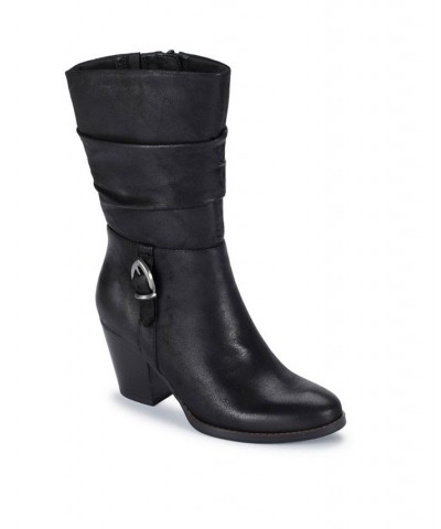 Women's Cheyenne Mid Calf Boots PD04 $44.03 Shoes