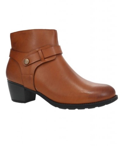 Women's Topaz Ankle Boots Tan/Beige $57.58 Shoes