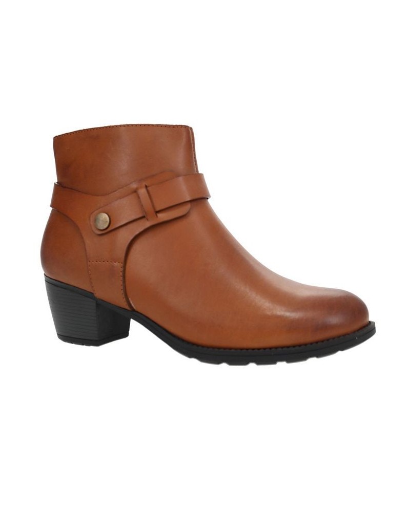 Women's Topaz Ankle Boots Tan/Beige $57.58 Shoes