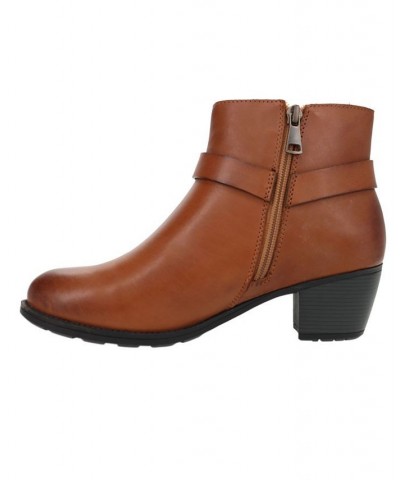 Women's Topaz Ankle Boots Tan/Beige $57.58 Shoes