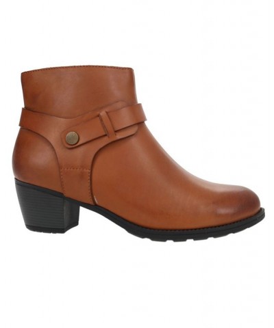 Women's Topaz Ankle Boots Tan/Beige $57.58 Shoes